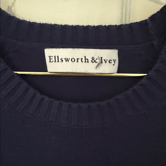 Ellsworth & Ivy MONTAUK cotton sweater. - Picture 4 of 8